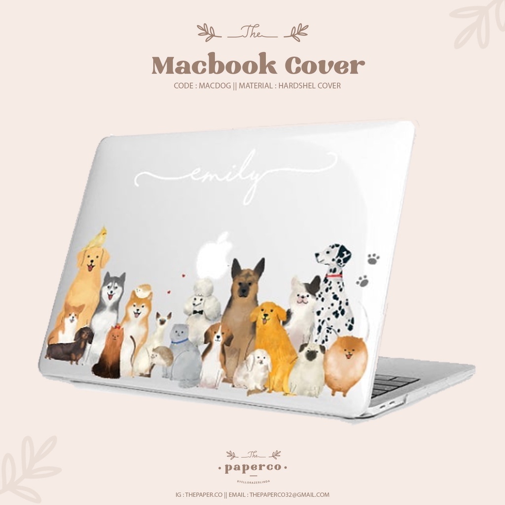 Dog macbook case macbook casing macbook Dog