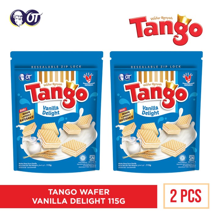 

Instant-Camilan- Wafer Tango Pouch Vanilla 125Gr Isi 2Pcs -Camilan-Instant.