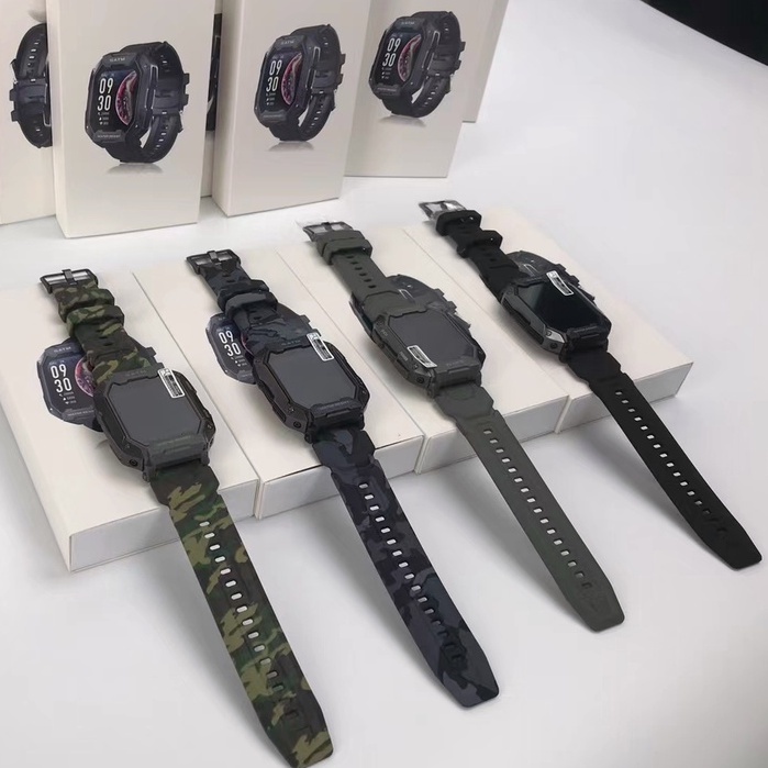 2022 Baru Olahraga Smart Watch C20 1.71 Inci Layar Persegi IP68 Tahan Air Denyut Jantung Darah Oksigen Monitor Kebugaran Tracker Bluetooth SmartWatch for Android ios