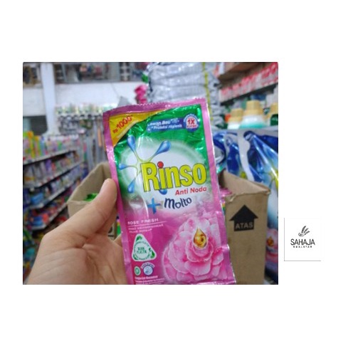 

RINSO DETERJEN CAIR KONSENTRAT ROSE FRESH 40ML