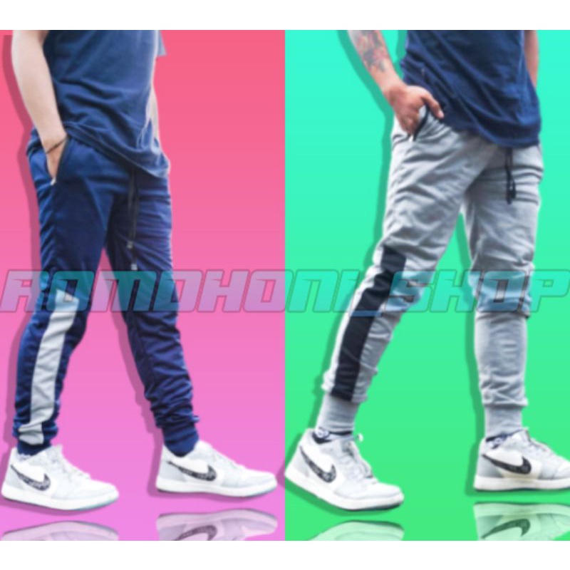 CELANA TRAINING SPORT OLAHRAGA Trackpants CELANA OLAHRAGA PRIA WANITA TRAINING PANJANG ELANA JOGGER 