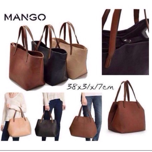 Preloved Mango Structured Bag Original