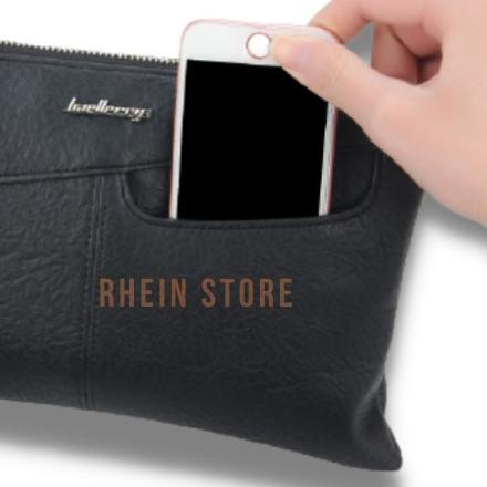 ✦ Clutch Pria Campuran Kulit Asli Tas Pegang Cowok Branded Original Baellerry Baellery Tas Baellerry