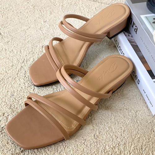 DUSHI Yuri heels - Sendal hak tahu wanita 3CM