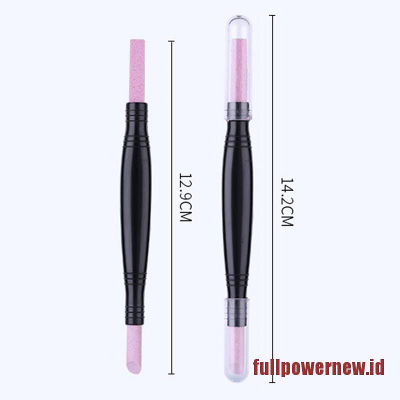 【COD】1PCS Quartz Stone Scrub Pen Cuticle Remover Pusher Trimmer Dead Skin Remover