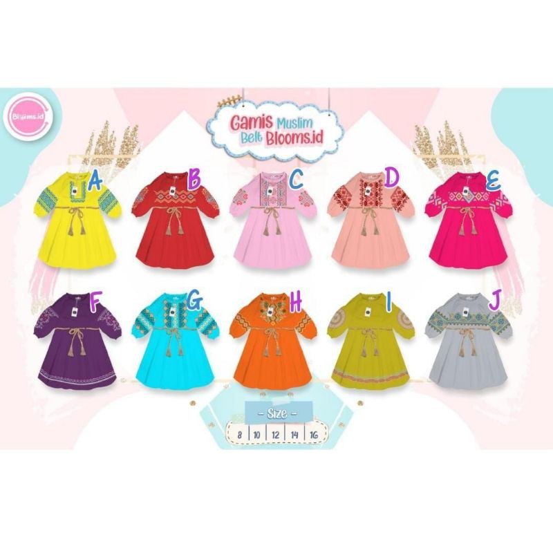 Gamis muslim blooms.id