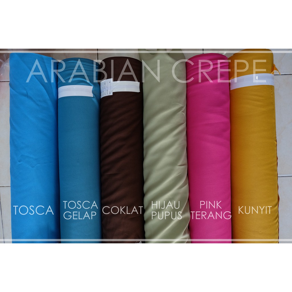 50cm Termurah Bahan Arabian Crepe Mosscrepe Moss Crepe Kualitas