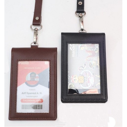 

Name Tag Kulit Asli Garut kulit murah terbaik rapih elegan cowok cewek kantor kerja