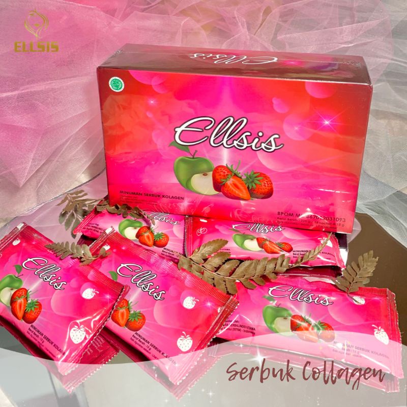 SERBUK KOLAGEN ELLSIS WHITENING | BELI 5 BOX FREE SUPLEMEN ELLS FRAME