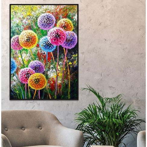 DIY Full Drill Diamond Painting - 5D Dandelion Stitch Kit #02