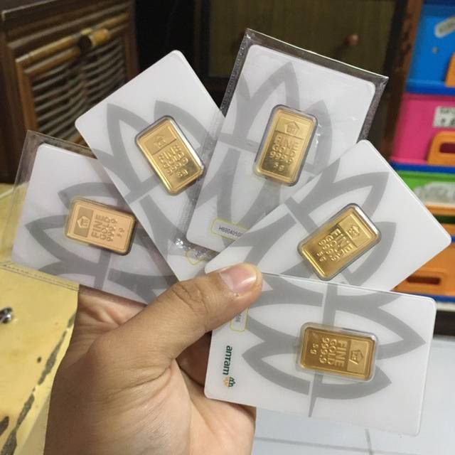 LM emas antam 5 gram 5gr 5 gr  press 2019