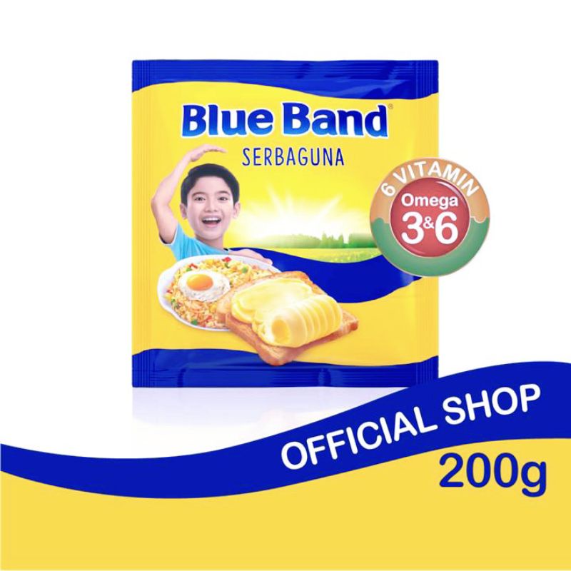 

Blue Band Serbaguna Margarine Krim 200 gr Omega 3&6 Lezatnya Kebaikan Tiap Hari