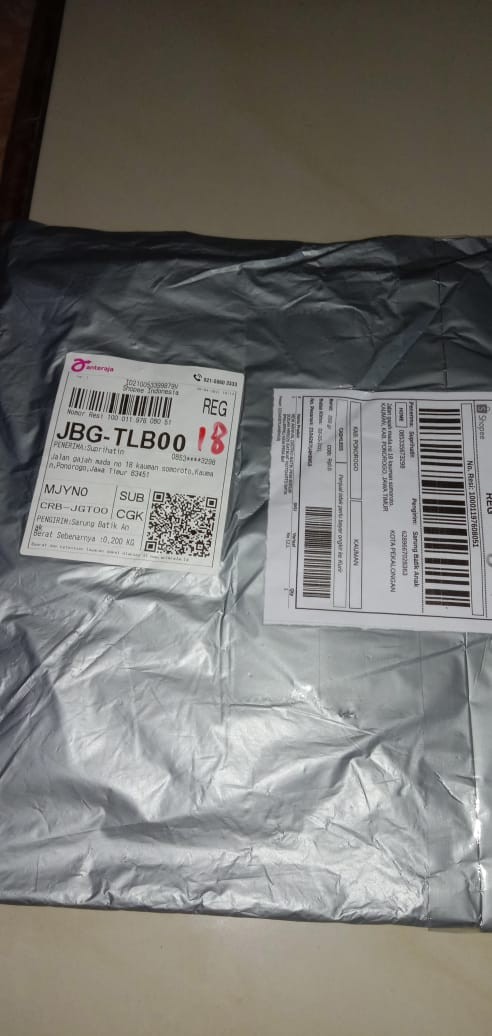 Kemeja Batik Pria Lengan Pendek Size M L Xl Xxl  Bswart Batik Hrb026 Kenongo Batik