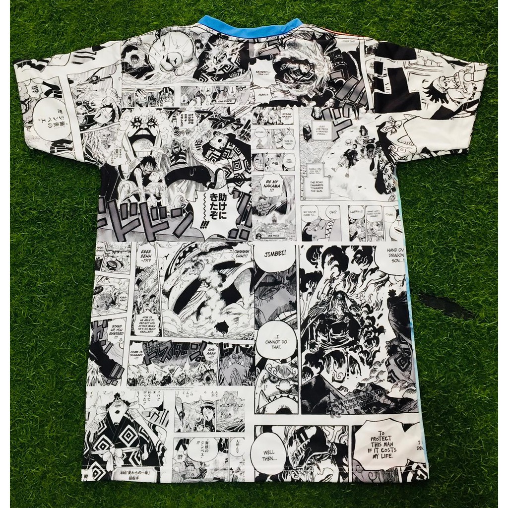 Tshirt Jinbei The knight of the Sea Fullprint One Piece Anime Manga