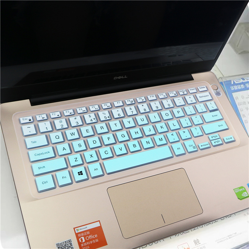 Skin Silikon Cover Pelindung Keyboard Laptop 14 &quot;Untuk Dell Latitude 3400 3460 3480 3490 5000 5481 7000 7482