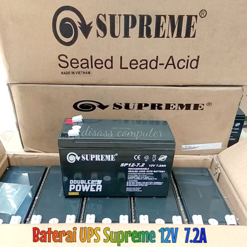 Baterai Vrla Ups Supreme 12v 75ah