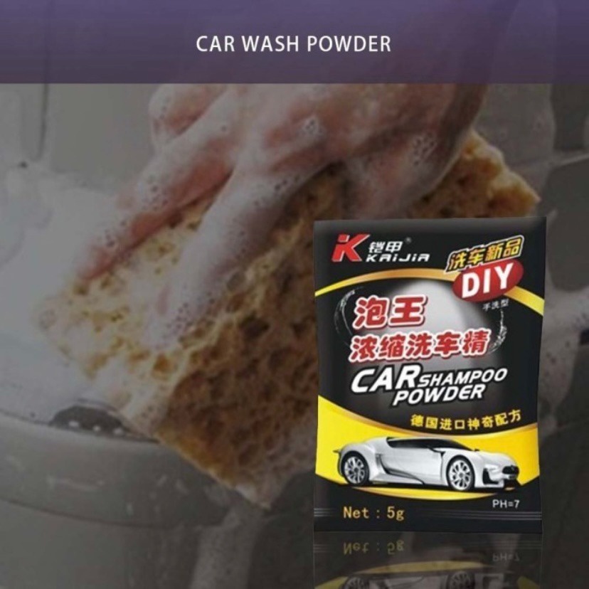 Sabun Cuci Mobil Bubuk Car Shampo Powder Cleaning Soap Wash