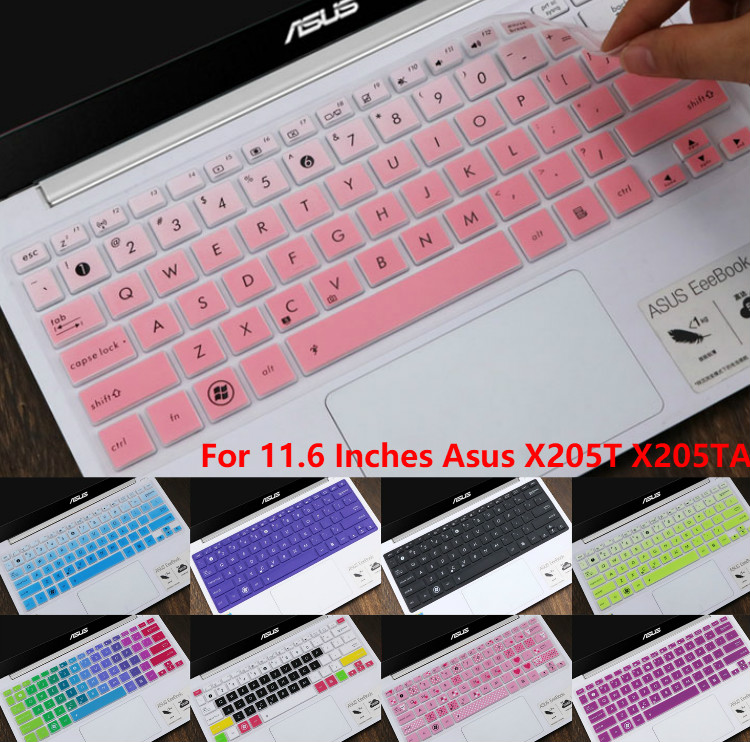 For 11.6 Inches Asus X205T X205TA Soft Ultra-thin Silicone Laptop Keyboard Cover Protector