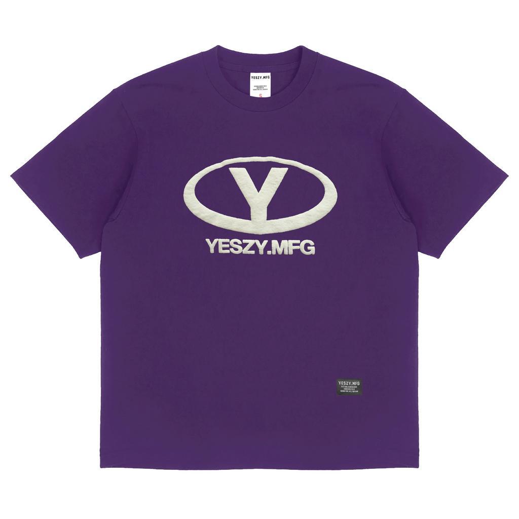 YESZY.MFG Sonar Foam Print Purple Basic Tshirt