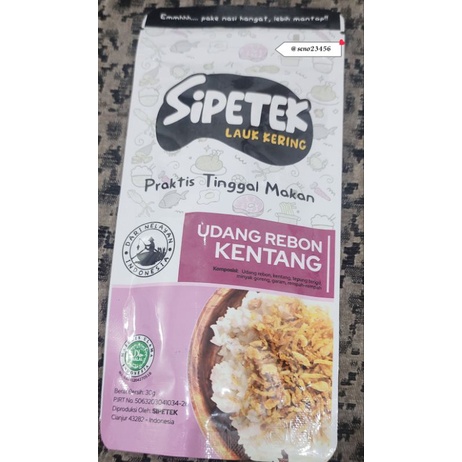 

SIPETEK udang rebon kentang