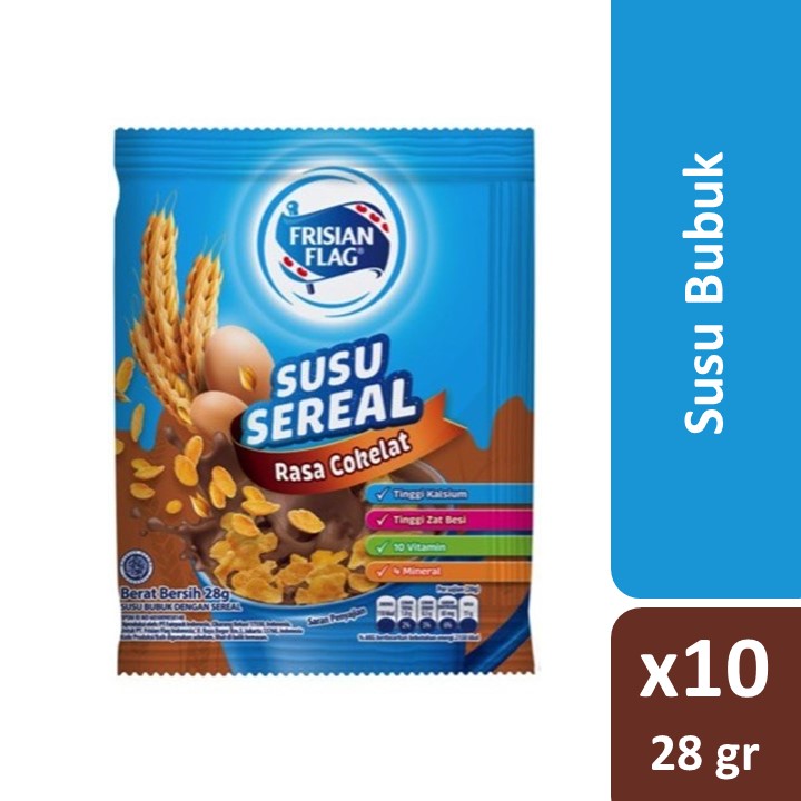 

Frisian Flag SUSU SEREAL Cokelat 10 x 28 gr