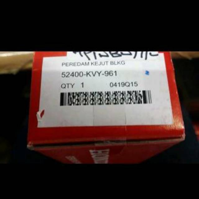 Shock belakang beat karbu KVY ori AHM