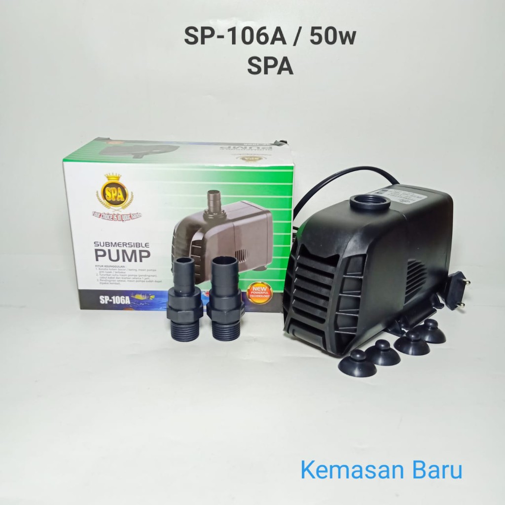 Submersible Pump SP-106A SPA Pompa Aquarium Celup Pompa Akuarium Water Pump Pompa Air