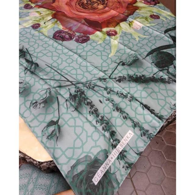 Scarf jilbab segiempat cenna x hijabenka