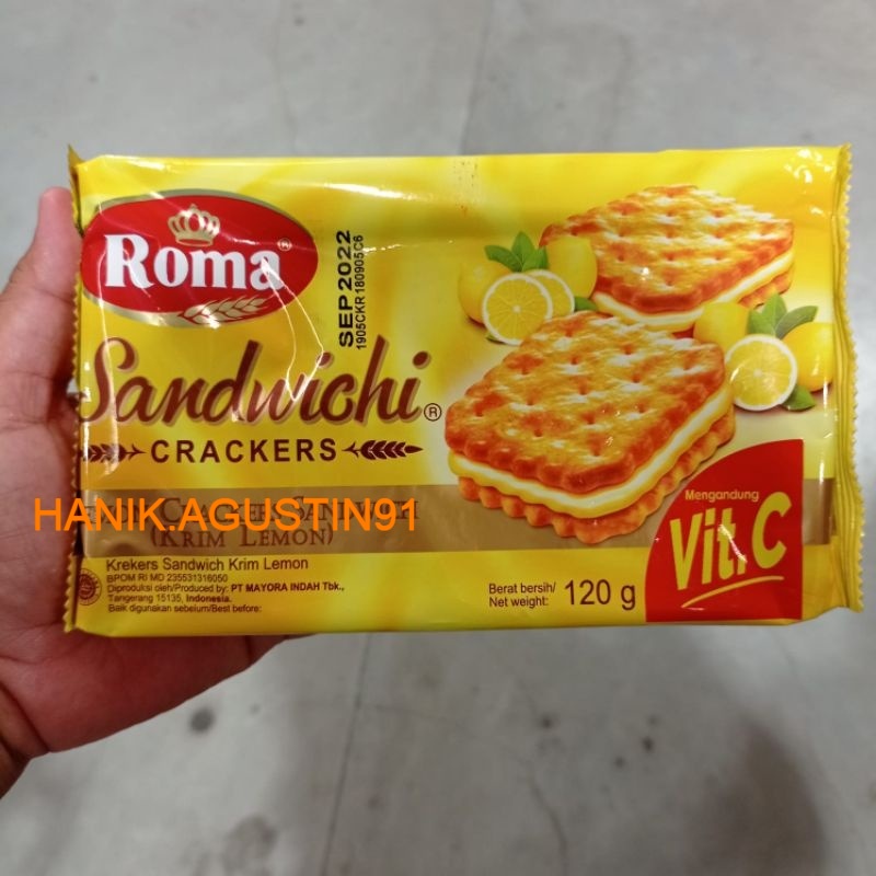 

Roma Sandwich Lemon 120gr