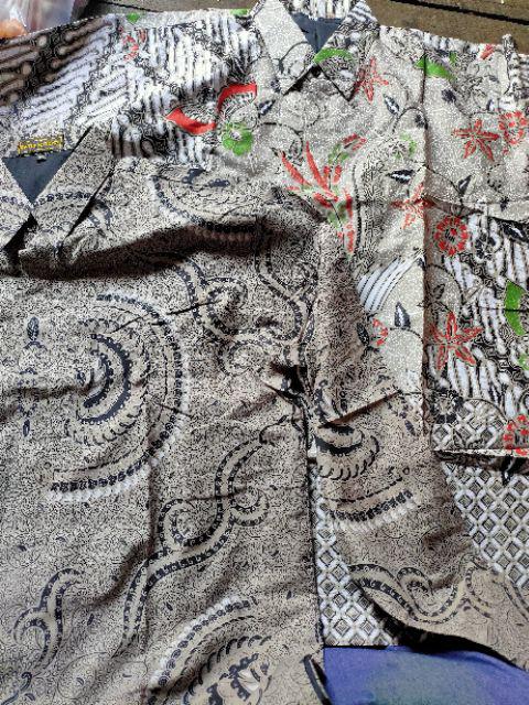 Produsen Batik Solo Babon Angrem Lawasan Kemeja Pria Katun Sragenan Full Furing