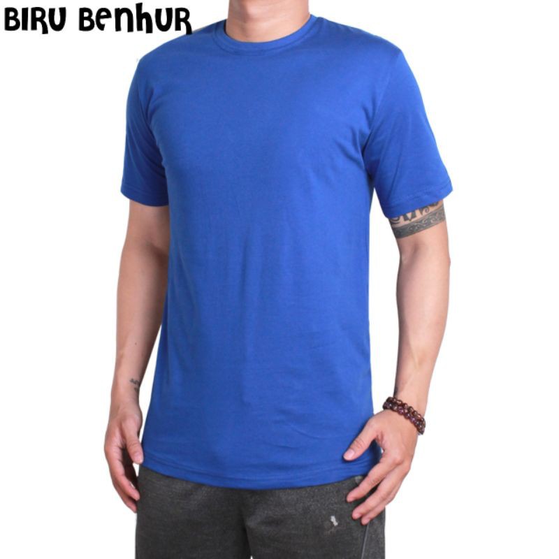 Baju Polos Katun Combed 30's &amp; 24's Premium Lengan Pendek Berkualitas Harga Terjangkau / Kaos Polos Cowo dan Cewe