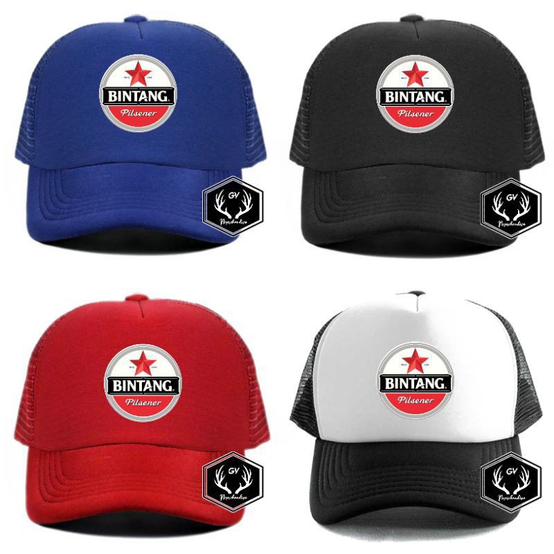 Topi Beer Bintang - Topi Trucker Bir Bintang