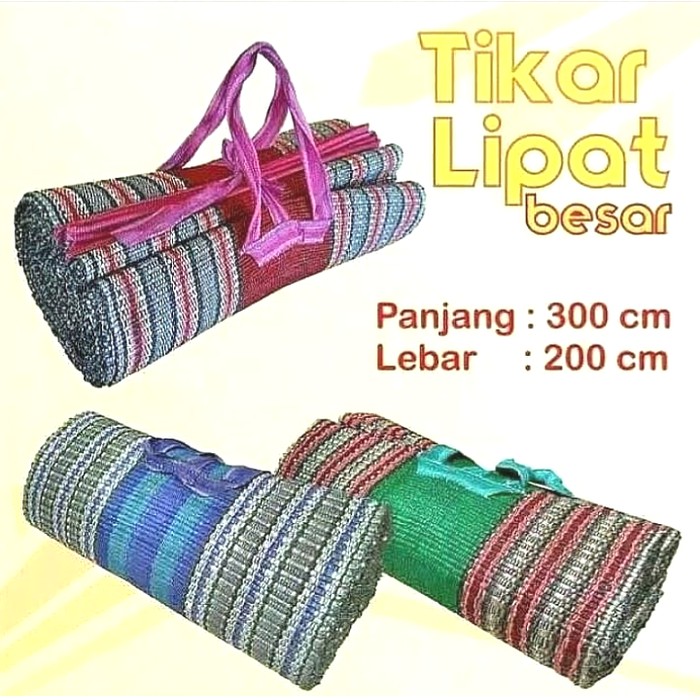 Tikar Lipat Tenun Serbaguna - 2 x 3 Meter