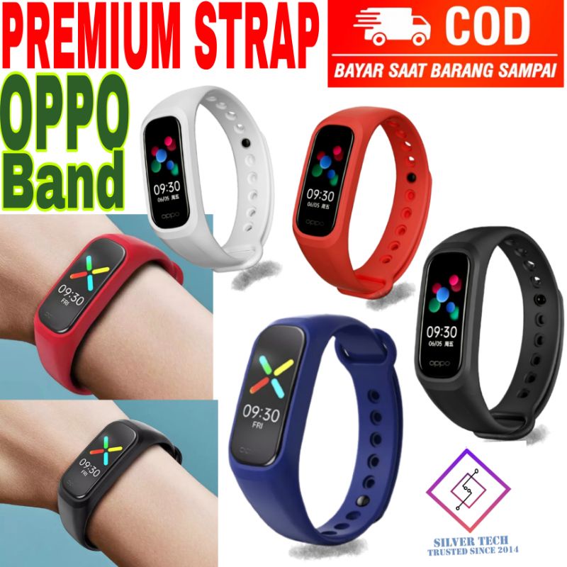 Silvertech Strap Polos Premium OPPO BAND Tali Penganti OPPO Band Kualitas Original