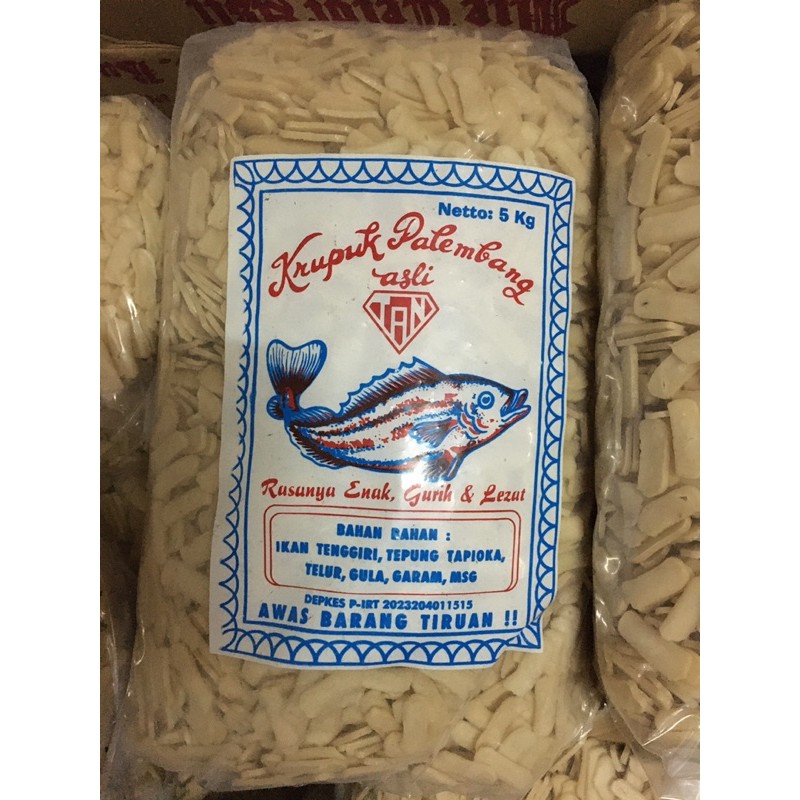 kerupuk ikan tan palembang 5kg / Krupuk Tan 5kg / Krupuk ikan kecil palembang 5kg / Cemilan kerupuk