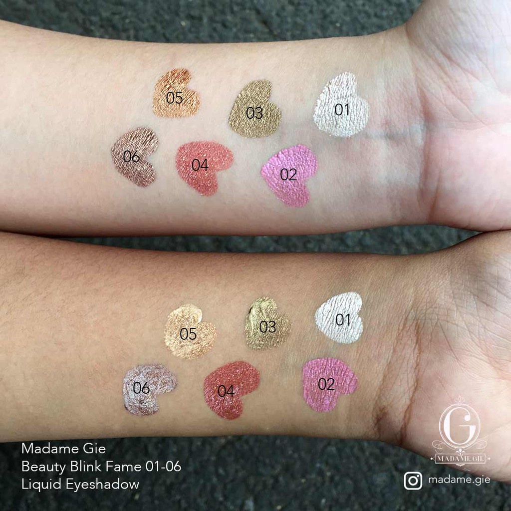 MADAME GIE MAKEUP EYESHADOW LIQUID BEAUTY BLINK FAME [SWEETSPACE]