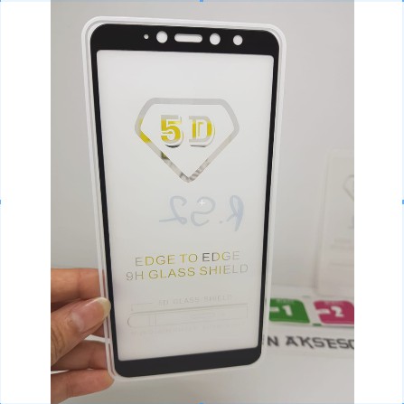 KOREAN Tempered Glass FULL LEM Xiaomi Redmi S2 5.99 FULL Screen Guard