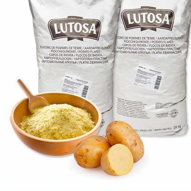 

[COD] Tepung Kentang Flakes Lutosa import Belgium repack 500gram [COD]