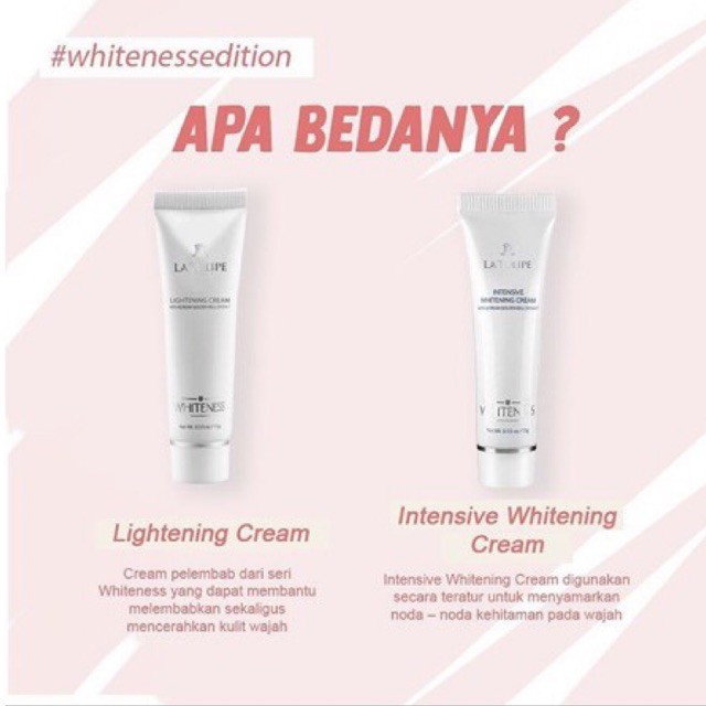 LA TULIPE PAKET WHITENING SERIES