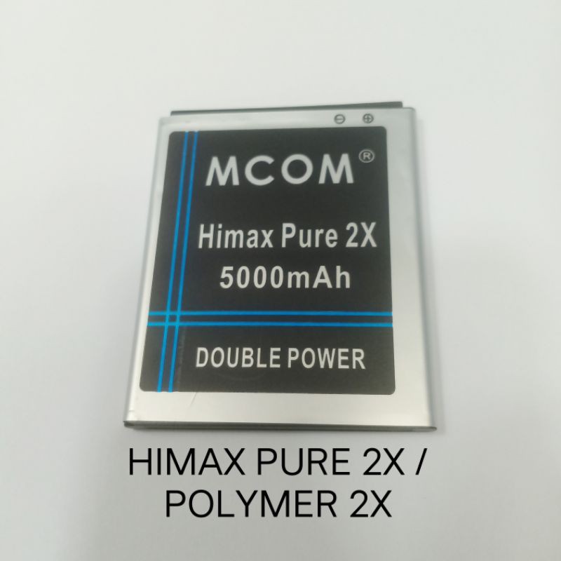 Baterai Himax Pure 2X / Polymer 2X , Polymer Octa HA30B Double Power batre battery baterei batrei batrai bateray