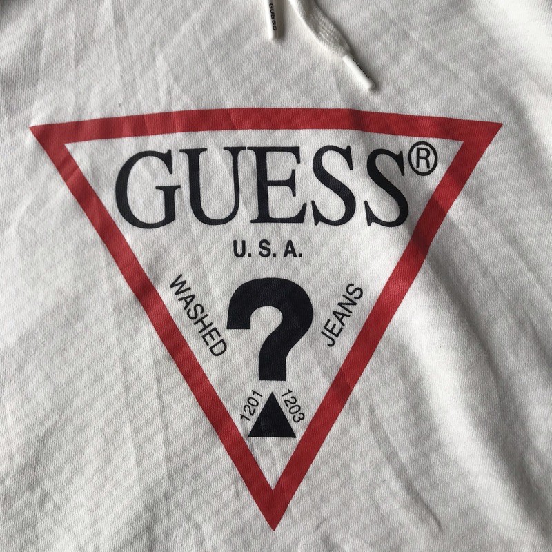 hoodie guess putih xl