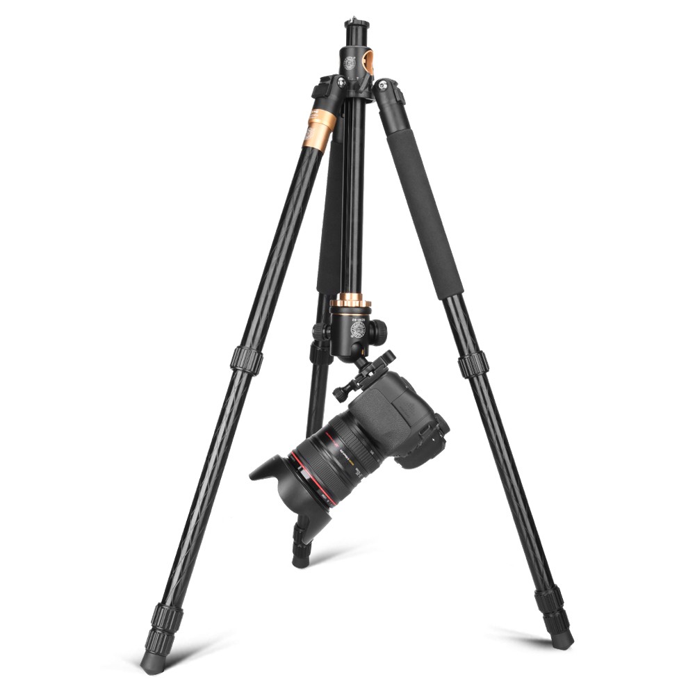 QZSD Multifunction Professional DSLR Horizontal Center Tripod + Monopod - Q999H - Black