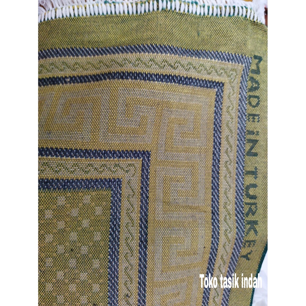 Sajadah Turki Asli Tebal Nurtex/Izmir Spriegle Jumbo 70x110cm (N27gold)