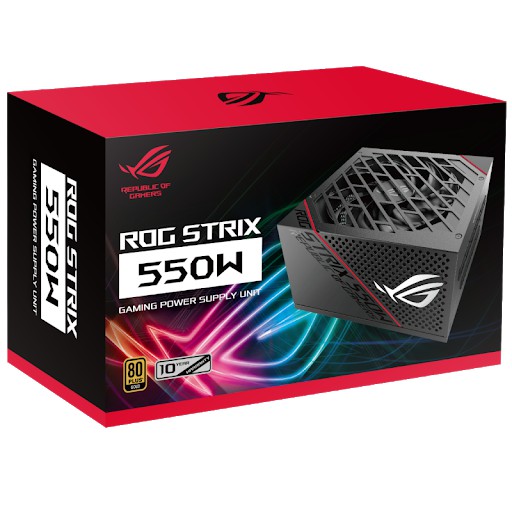 PSU ASUS ROG STRIX 550G (80+GOLD FULL MODULAR) 550Watt MANTUL GAN