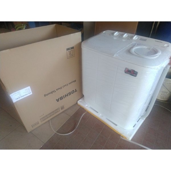 Mesin Cuci 2 tabung Toshiba vh 85 mn / ww Garansi Resmi FREE ONGKIR (JABODETABEK) #murah