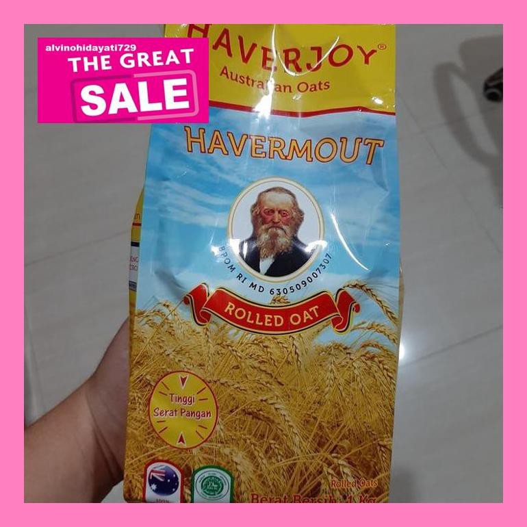 

Al04Nind Havermout Haverjoy Autralian Rolled Oat 1Kg Indvvl03
