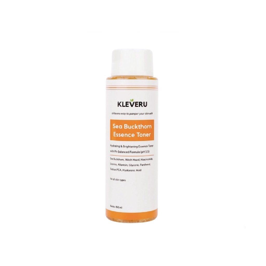 Kleveru Sea Buckthorn Cleansing Gel 100ml &amp;  Essence Toner 150ml by AILIN