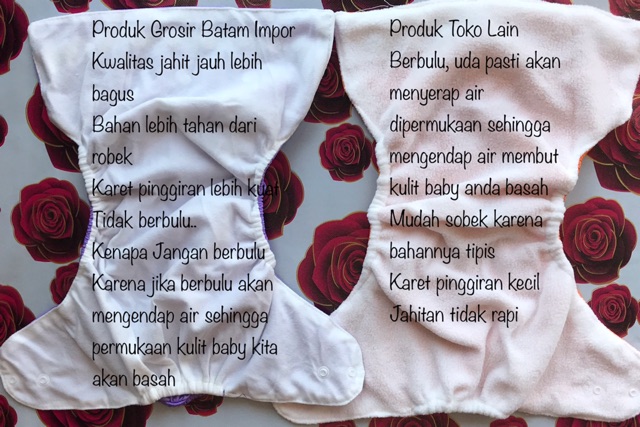 MurCe Paling Murah Popok Kain Berkancing / Cloth Diaper / Clodi Popok Cuci Ulang / Diapers Reusable