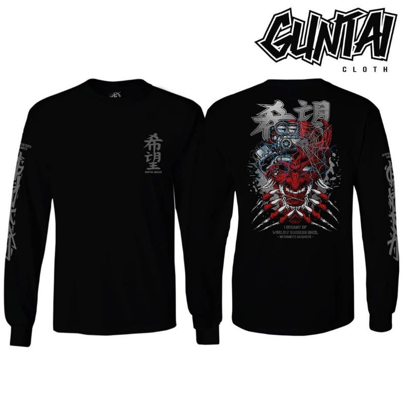 Kaos / T-Shirt Guntai Lengan Panjang | GT 33