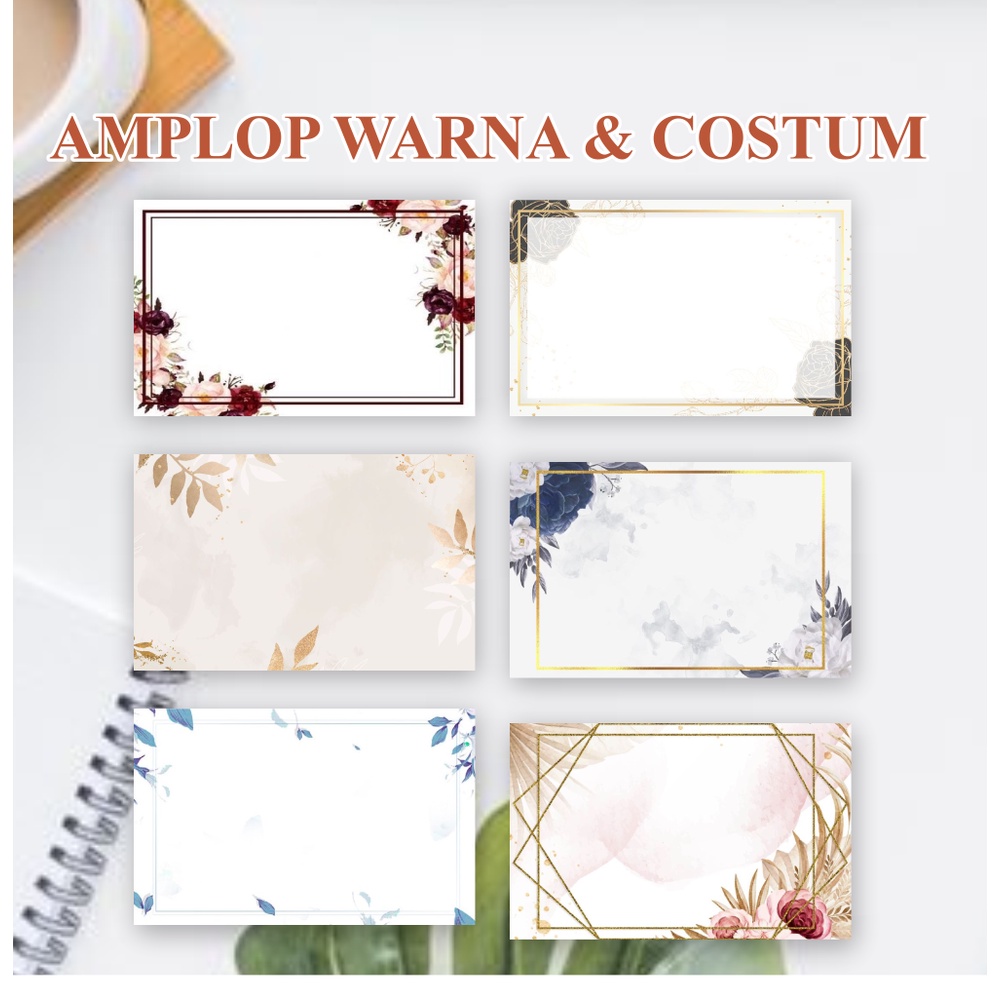 

amplop costum | bisa costum tulisan